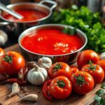 homemade red enchilada sauce preparation